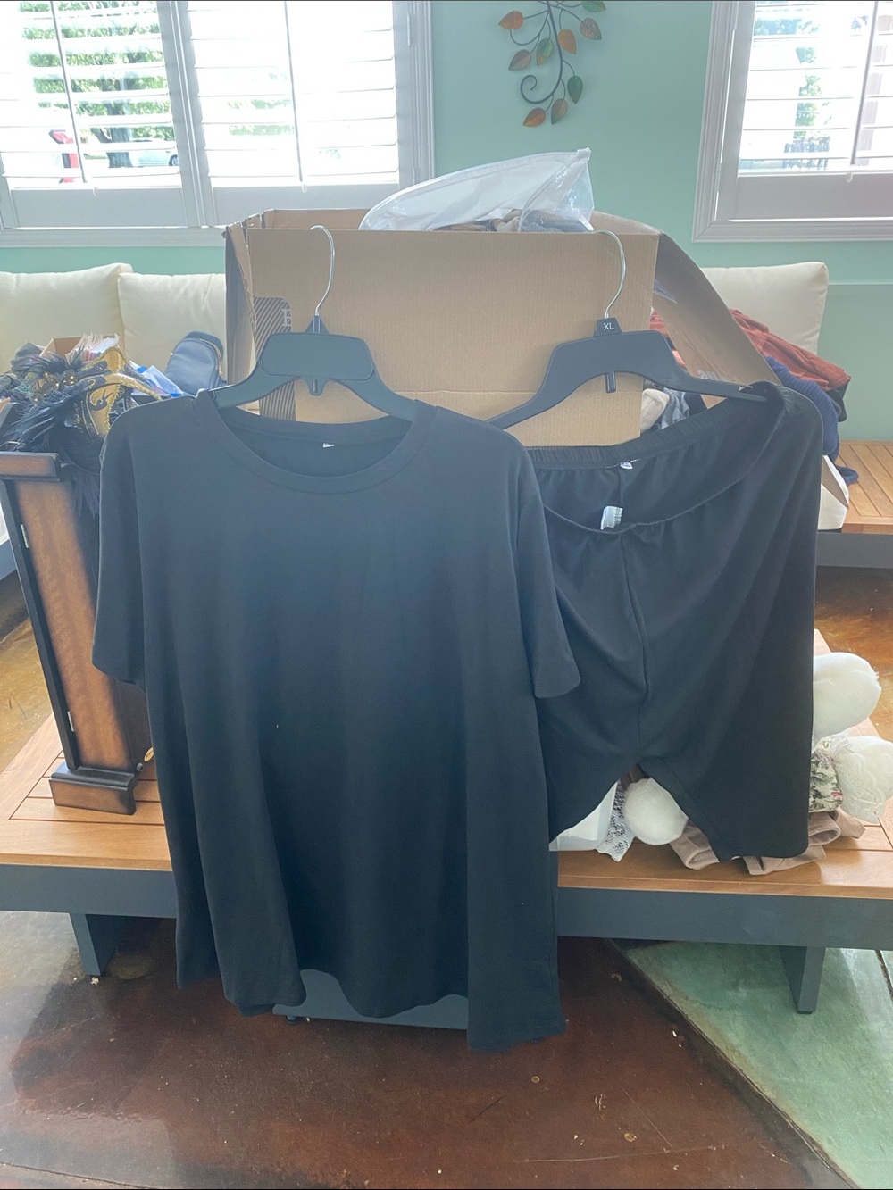 Woman’s Black Crew Neck T-Shirt - Classic Casual